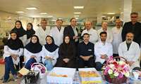 مراسم بزرگداشت روز علوم آزمایشگاهی در مرکز آموزشی درمانی سینا (فرشچیان)