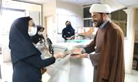 بازدید روحانی بالینی بیمارستان سینا فرشچیان از بخش‌های بستری به مناسبت روز پرستار