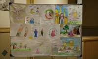 مسابقه نقاشی فرزندان کارکنان مرکز آموزشی درمانی سینا ویژه هفته عفاف و حجاب