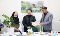 دیدار مدیر گروه سلامت محیط و کار معاونت بهداشتی با حراست جدید بیمارستان سینا فرشچیان