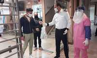 همراهی و تلاش پرسنل انتظامات و نگهبانی مرکز سینا خط مقدم مبارزه با کرونا