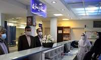 حضور رییس دانشگاه در جمع کارکنان بیمارستان فرشچیان سینا برای تبریک حلول سال نو