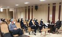 نشست هم اندیشی سرپرست جدید مرکز آموزشی درمانی سینا فرشچیان با سوپروایزرین، مسئولین بخش ها و واحدها