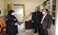 قدردانی از کارشناس پدافند غیرعامل و بحران در مرکز آموزشی درمانی سینا فرشچیان